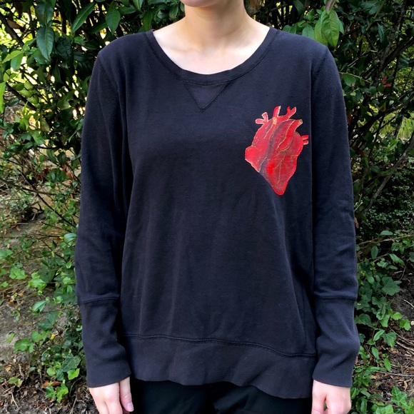 Handmade Anatomical Heart Sweater - Picture 8 of 8